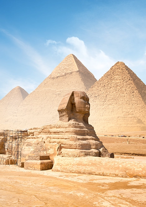 Le Sphinx et les pyramides de Gizeh