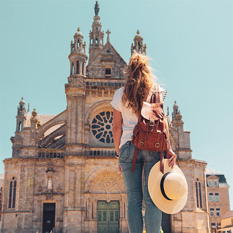 Cathédrale d'Auray dans le Morbihan