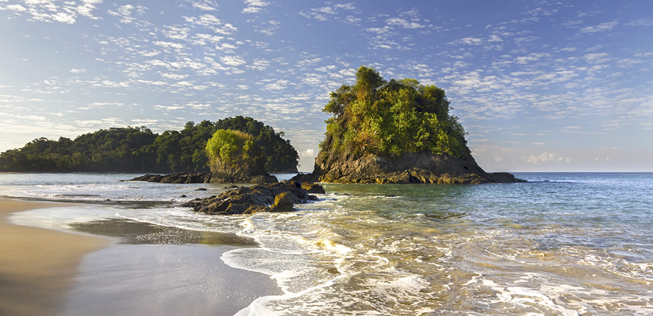 Costa Rica plage Espadilla près du parc national Manuel-Antonio