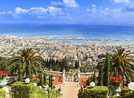 Israël vue panoramique d'Haïfa