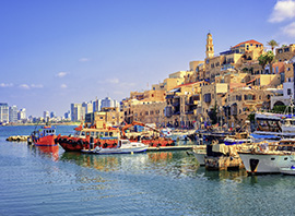 Israël port de Jaffa à Tel Aviv