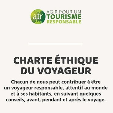 Charte Éthique du Voyageur d'ATR - Agir pour un Tourisme Responsable