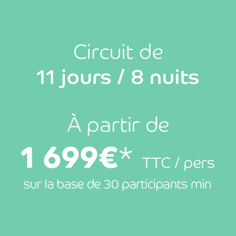 Circuit en Indonésie en groupe - Tarif