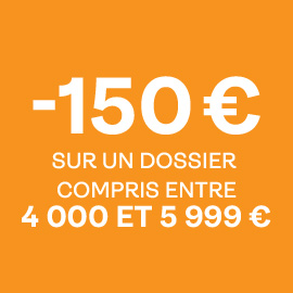 -150€ pour l'offre flash