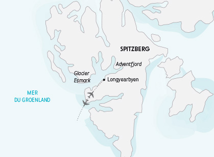 Le Spitzberg - Carte