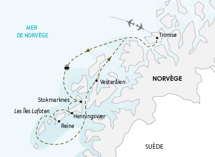Odyssée Arctique - Carte