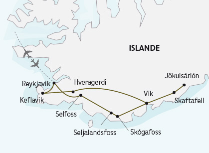 Magie d'Islande - Carte