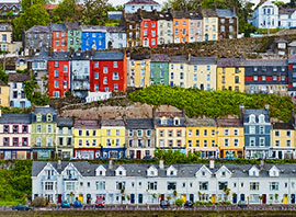 Irlande maisons colorées de Cork