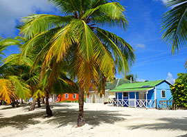 Guadeloupe Maisons colorées