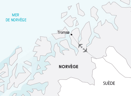 Séjour à Tromso - Carte