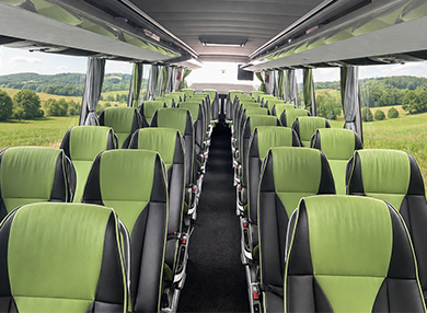 Rangée de siège du Setra S 517 HDH