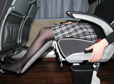 Démonstration du fauteuil inclinable