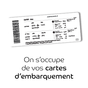 Cartes d'embarquement