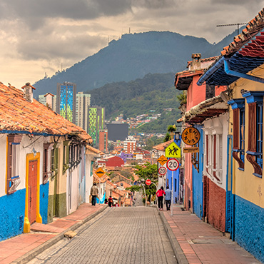 La capitale Bogotá, en Colombie