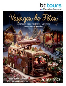 Ouvrir la brochure Voyages de Fêtes 2026-2027